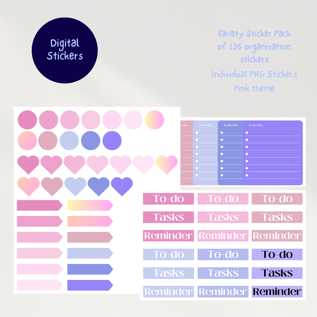 THE PINK BOOK Variety Digital Sticker Pack