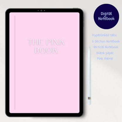 THE PINK BOOK Digital Notebook 6 Subject Version 2, Notebook for Students