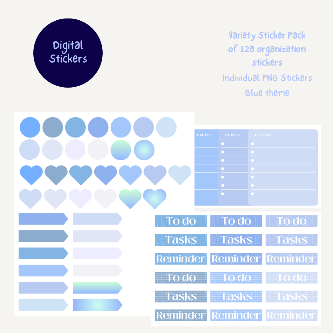 THE BLUE BOOK Variety Digital Sticker Pack