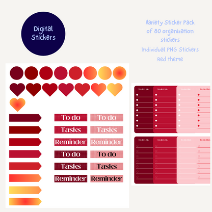 THE RED BOOK Variety Digital Sticker Pack