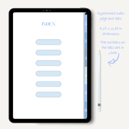 THE BLUE BOOK Digital Notebook 6 Subject Version 2, Notebook for Students